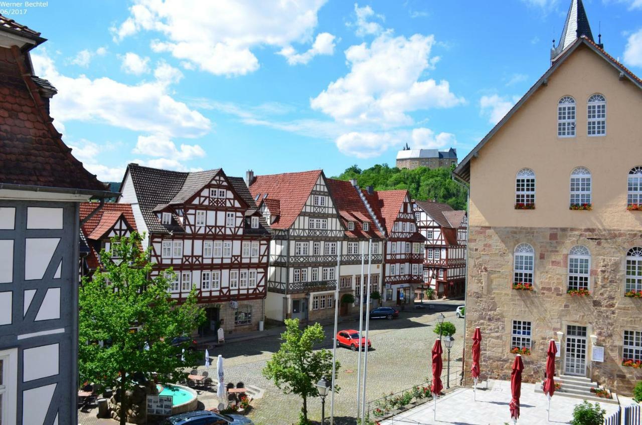 Ferienwohnung Historischer Marktplatz Spangenberg エクステリア 写真